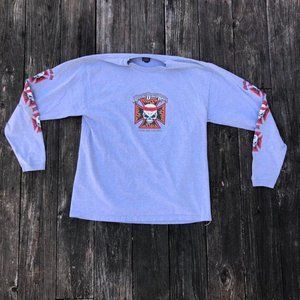 Vintage Gray Skull And